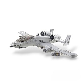 Gonli Military Building Toys for Boys Age 8-12 931pcs A-10 Fighter Jets Building Blocks WW2 Airplane Model Building Kits Ideal Gifts for Teen and Adult