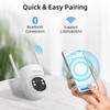 2K Solar Security Cameras Wireless Outdoor, 5/2.4Ghz WiFi Cameras for