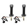 Digger Joysticks,Excavator Joystick Handles,2Pcs 3 Button Excavator Joystick Handles 6