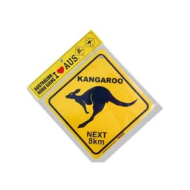I Love Aus Australian Kangaroo Road Sign Large