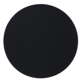 Pet Grooming Table Non-Slip Mat - Padded Mat for at-Home Grooming Dogs and Cats,Bathing Mat for Pets, Diameter: 22.4inch/57cm (Black, Diameter: 22.4inch/57cm)