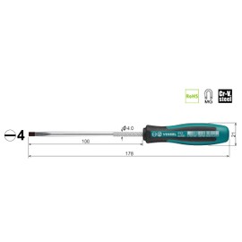Megadora Thin-Handle Screwdriver, 910