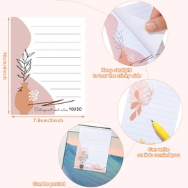 12 Pieces Appreciation Sticky Notes 3 x 4 Inch Fun Motivational Inspirational Positive Modern Cute Encouragement to Do List Notepad for Shopping List Study Planner 30 Sheets Each (Elegant Style)