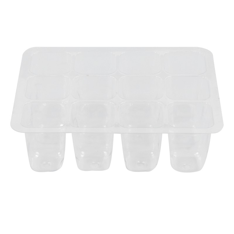10Pcs Seedling Trays 12 Hole Transparent Adjustable Ventilated Seedling Starter