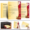 Letter envelopes Santa Claus, Yellow, Red Dl