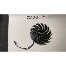zhou_pc GPU Replacement Cooler Fans 87mm For MSI RTX 2060 2070 2080 SUPER VENTUS - Left