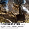 SOG Folding Shovel Survival Shovel – Entrenching Tool 18.25 Inch