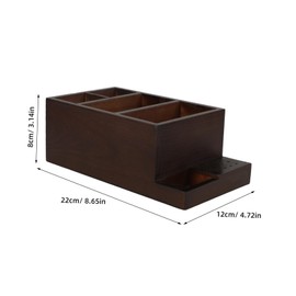 VICASKY Nail Tool Storage Organizer Vintage Nail Art Holder for Polishing and Easy to Clean for Home and Salon Use Keeps Manicure Essentials Tidy