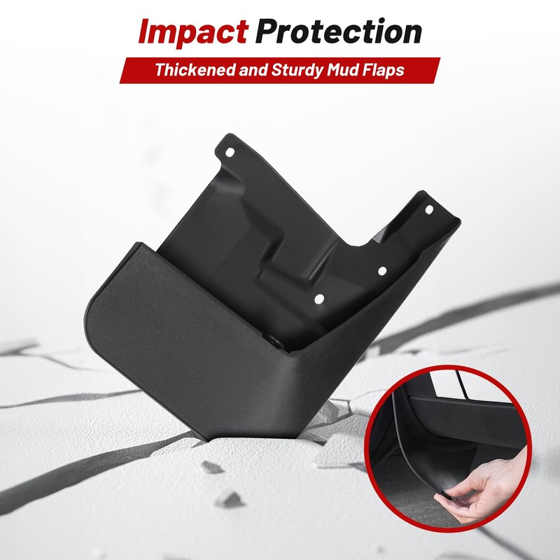 Sunsdrew Mud Flaps for Toyota Tundra 2022-2026 Mudguards Accessories All-Weather
