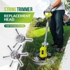 Steel Wire Grass Trimmer Head, 6 inch Universal Steel Wire