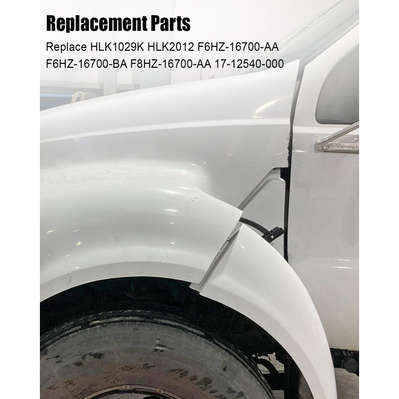 AUGREX Hood Latch Kit Replace HLK1029K Fit for Ford F650