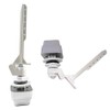 Toilet Handle Tank Flush Lever,Push Button Toilet Tank Handle Replacement