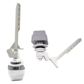 Toilet Handle Tank Flush Lever,Push Button Toilet Tank Handle Replacement for Universal Side Mount Toilet Trip Lever Tank Flush Lever