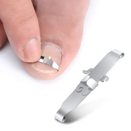 BEZOX Ingrown Toenail Tools Ingrown Toenail Correction Buckle and Toenail Lifter for Ingrown Toenails and Paronychia Treatment - Surgical Stainless Steel