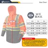 JKSafety Hi-Vis Reflective Safety Rain Jacket and Pants for Men
