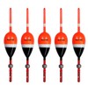 THKFISH Fishing Floats and Bobbers Balsa Wood Floats Spring Bobbers