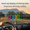 AMROOLOO Car Head-Up Display HUD Digital Speedometer GPS Speedometer Universal