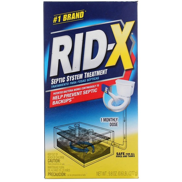 Pharmapacks Rid-X Professional Septic System Treatment 9.8 oz (3 Pack)