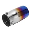 Exhaust Tip 3in Inlet 3.5in Outlet 6.4in Length Straight Edge