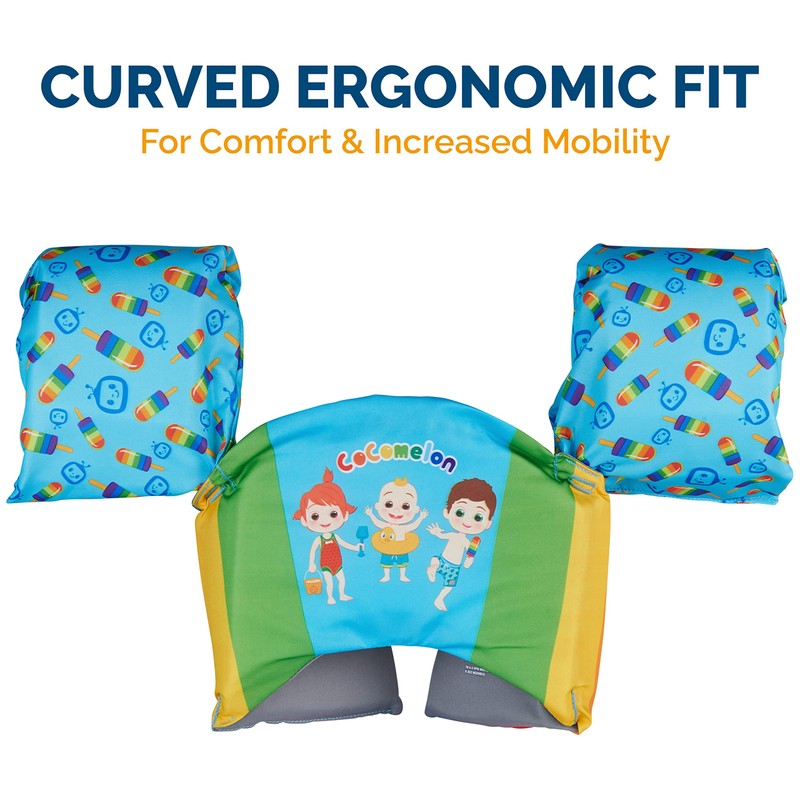 SwimWays Cocomelon Swim Trainer, US Coast Guard Approved Life Vest