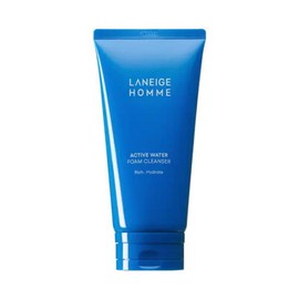 Laneige 옴므 액티브 워터 폼클렌저 150g Homme Active Water Foaming Cleanser 150g [Single item/Free]