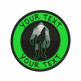 Athena Brands Bigfoot Sasquatch YOUR TEXT Car Truck Window Bumper Graphics Sticker Decal Cool