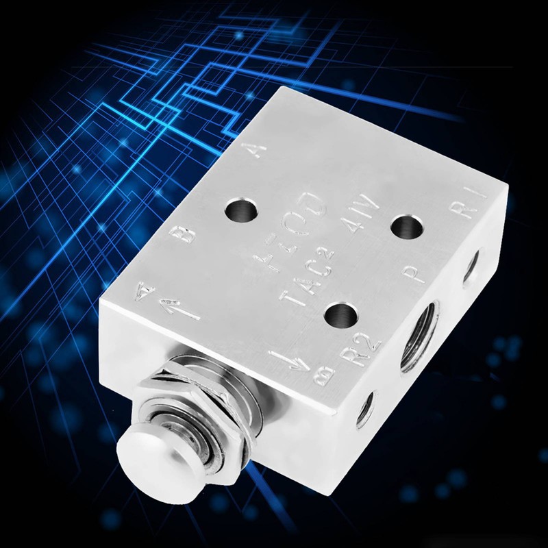 TAC2-41P 2 Position 3 Way Air Pneumatic Knob Control ON/OFF