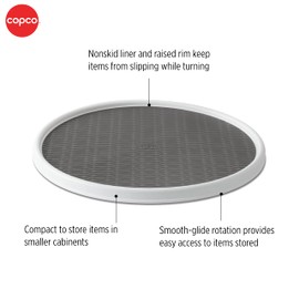 Copco 2555-0191 Non-Skid Cabinet Turntable, 9-Inch