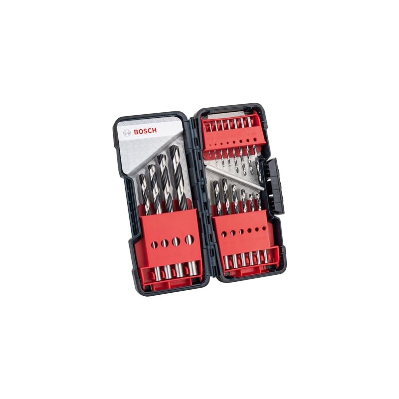 Bosch 18 Brocas para metal PointTeQ 1-10mm