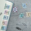DiverseBee Laminated Planner Monthly Tabs, 24 Peel and Stick Tabs