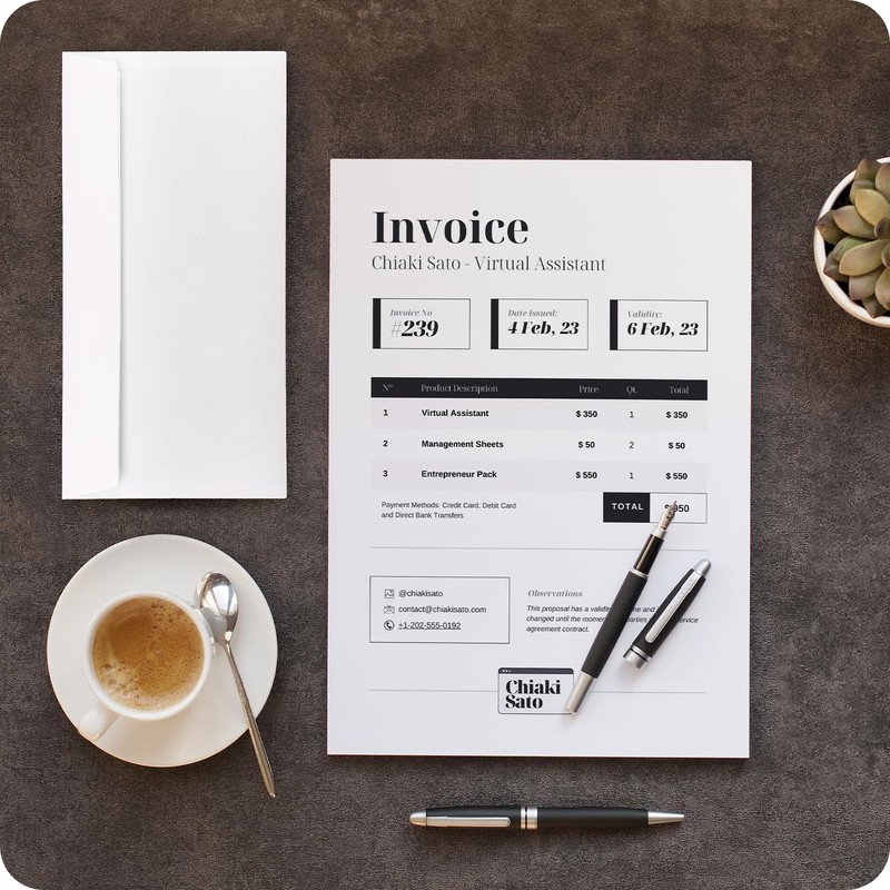 Netuno 50 x DIN Long White Envelopes 110 x 220
