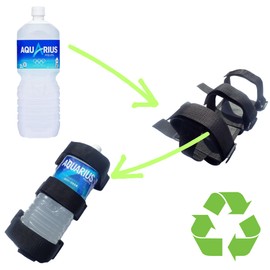 Sunday Skull Club Gasoline Portable Can Spare Fuel Chopper Custom Small Tank Fuel Bottle Drink Holder Mounting Reserve 1L 0.75L (Also fits 2L PET bottles/with MOLLE system function)
