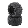 VBESTLIFE 2 Pieces RC Car Tire, 85mm RC Car Tire,