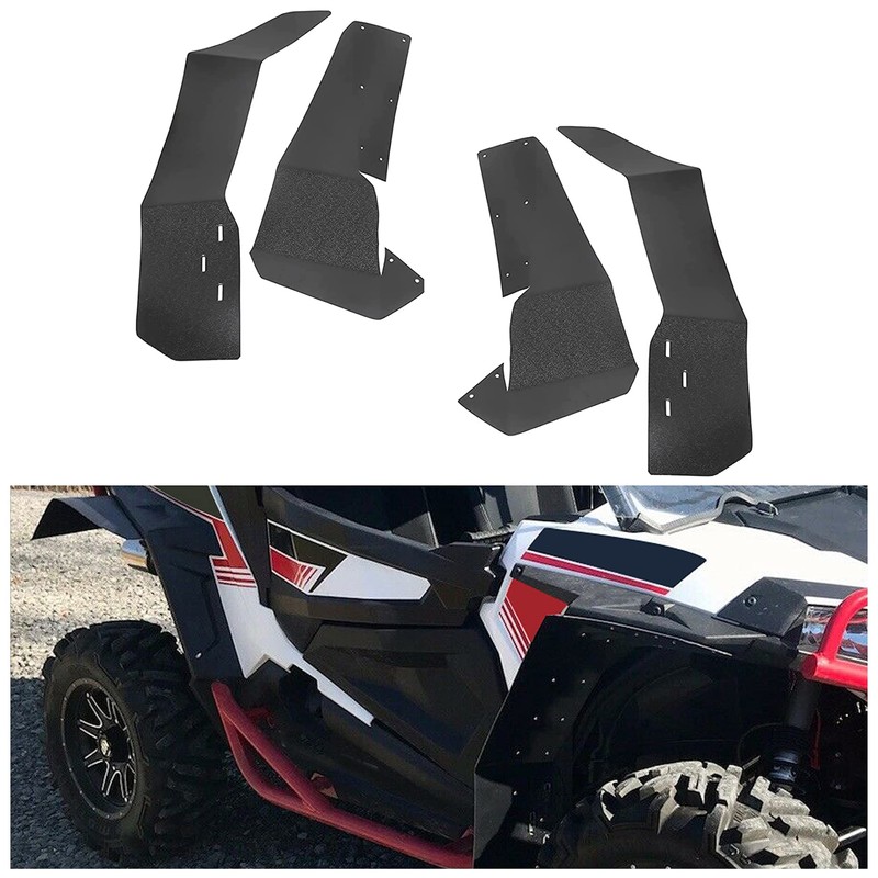 Extended Fender Flares Mud Flaps Compatible with Polaris RZR S