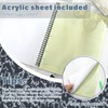 Affrolling 1 Pack Carbonless Lab Notebook Carbon Copy 8.5'' x