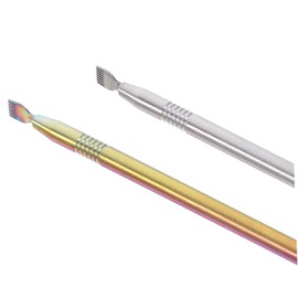 IWOWHERO 2pcs Stainless Steel Lash Lift Rods Separator Tweezers for Lash Lift Kit