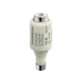 SIEMENS - Pack of 25 DIAZED fuse inserts, 500 V, 6 A