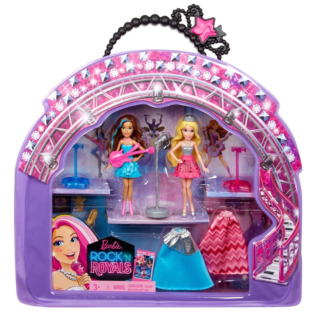 Barbie in Rock N Royals Doll and Vinyl Bag Gift Set