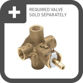 Moen T2138EPBN Eva Posi-Temp Eco-Performance Shower Trim Kit, Valve Required, Brushed Nickel