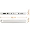 Bticino 3631USD Ultra Slim White Power Strip
