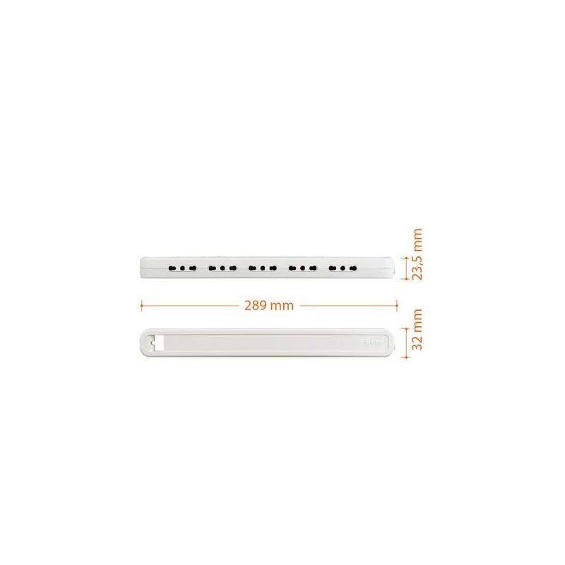 Bticino 3631USD Ultra Slim White Power Strip