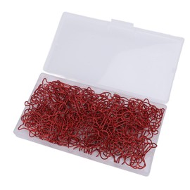 100Pcs Dog Shaped Paper Clips, Cute Animal Bookmarks Clips with Storage Box, Fun Office Gifts for Women Men Students