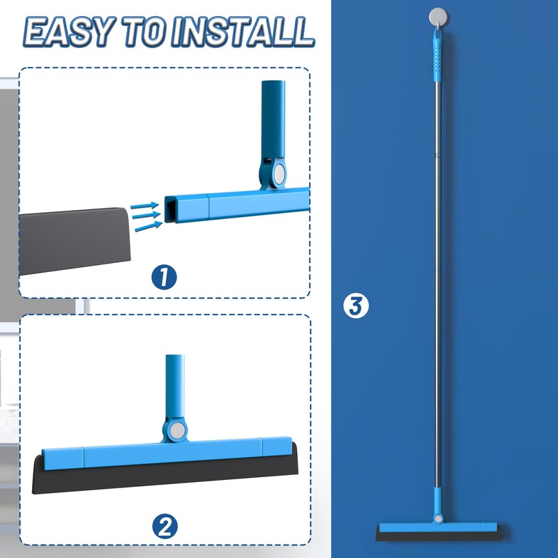 KOLLIEE Replacement Foam Squeegee Blade Black Squeegee Lips Sponge 2