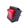 1Pcs KCD4 red Rocker Switch, 4 pin with Light AC250V
