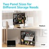 PEGZONE Clamp-on Desk Pegboard, Desk Organizer for Office Gaming Home,