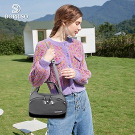 DORRISO Women's Shoulder Bag Handbag Fashion Shoulder Bag Casual Shoulder Bags Travel Work Casual Daily Waterproof Women's Bag, Grey B, shoulder bags
