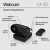 HP 320 All-in-One Webcam USB A 1080p Full HD Resolution