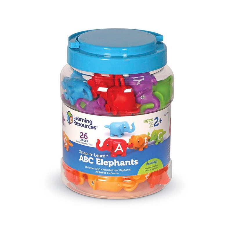 Learning Resources Snap-n-Learn Alphabet Elephants