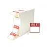 Use by Food Labels Date DY054 25x25mm 1000 Labels Box