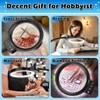 30X 10X Large Floor Magnifying Glass with Light and Stand,72